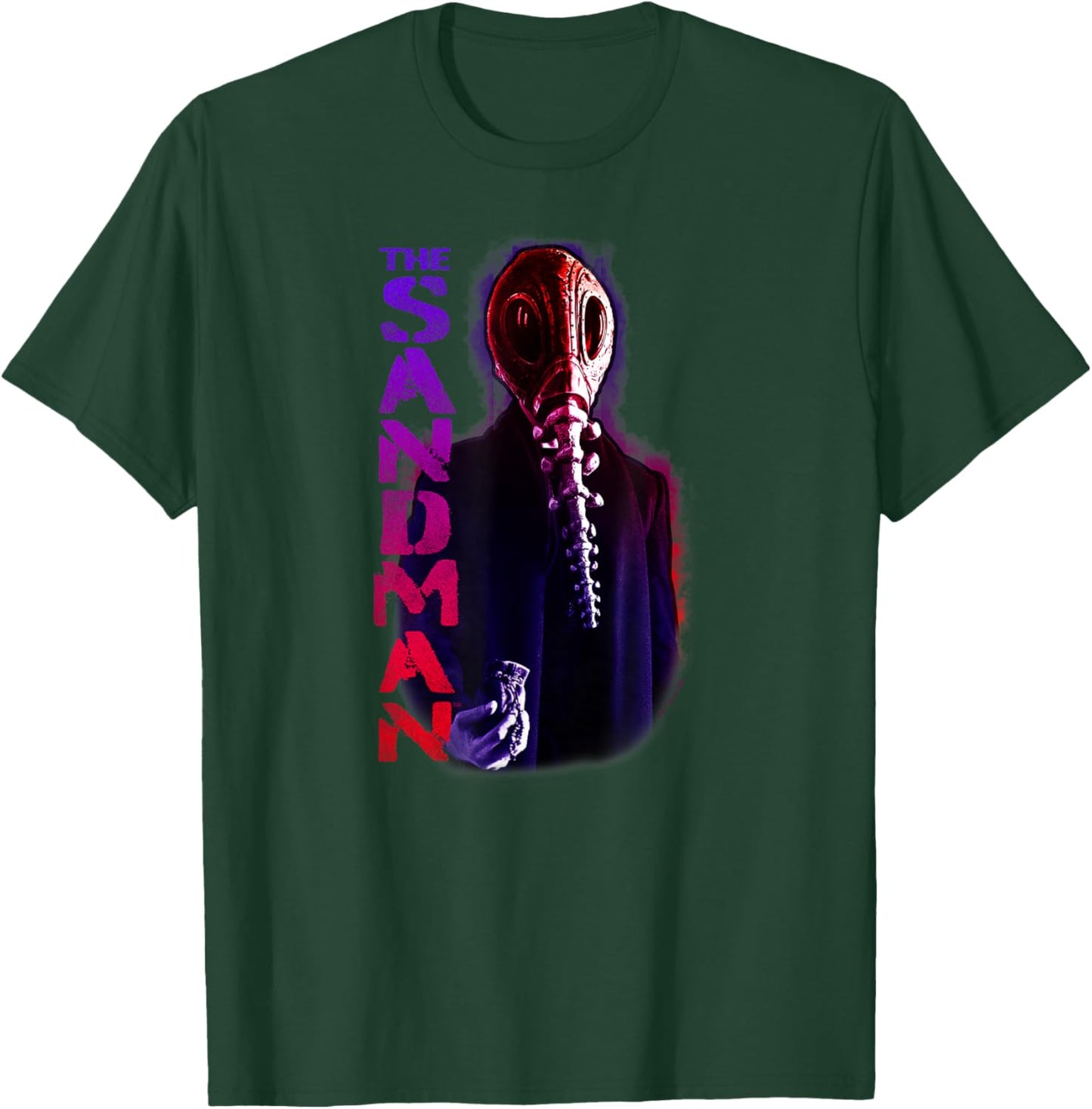 The Sandman Morpheus Helmet King Of Dreams Epic Portrait T-Shirt - T-Shirt | Forest
