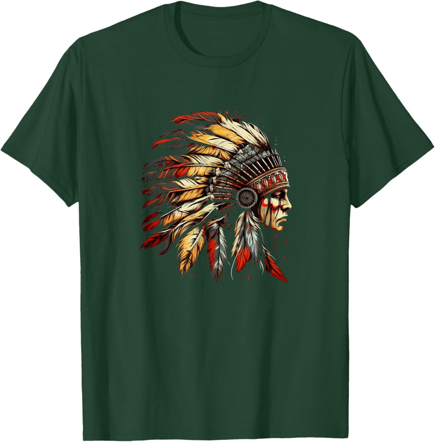 Native American Dreamcatcher Indian Design T-Shirt - T-Shirt | Forest