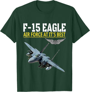 The F-15 Eagle. Air Force aviation at its best. T-Shirt - T-Shirt | Forest