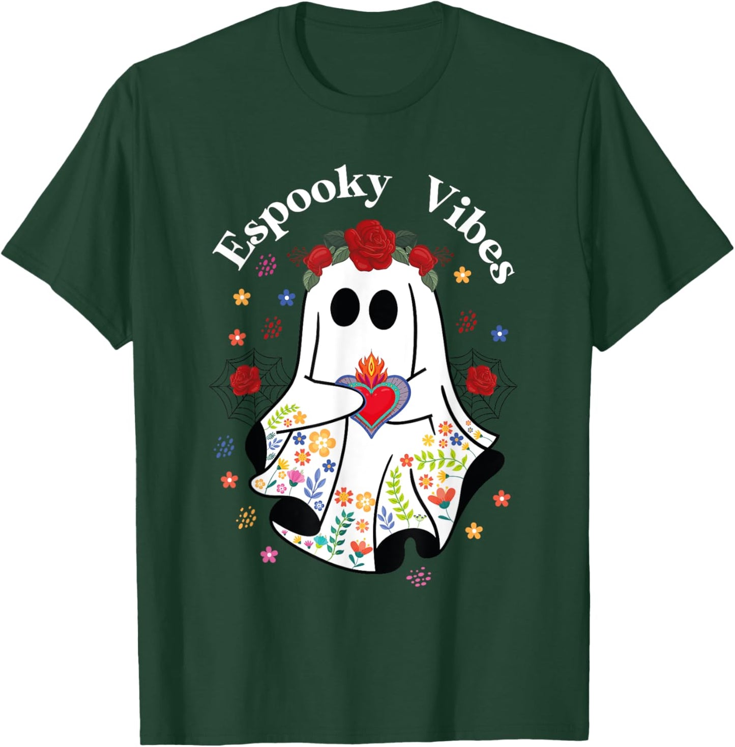 Espooky vibes Conchas halloween Mexican Ghost Espooky Season T-Shirt - T-Shirt | Forest