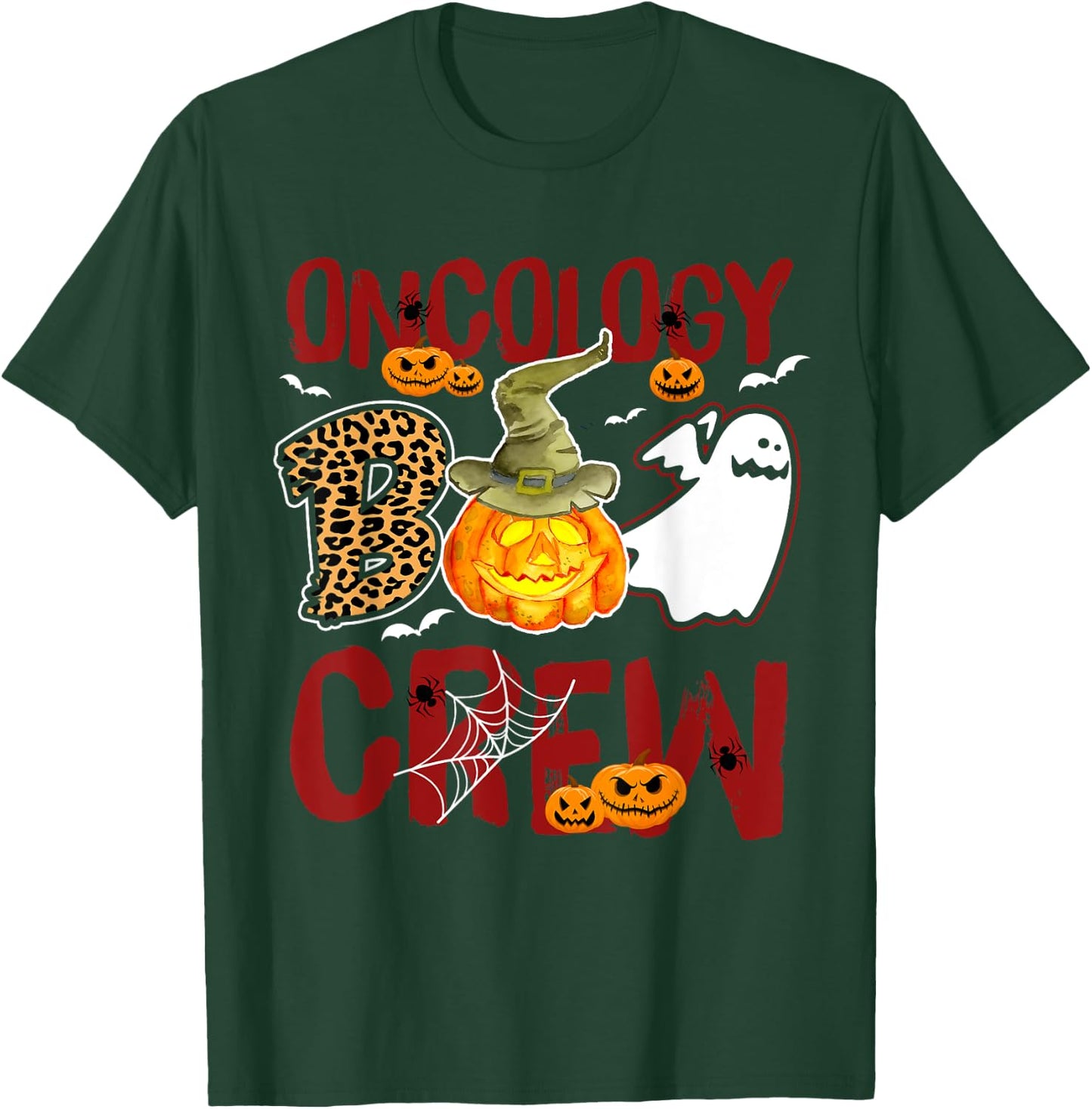 Oncology Boo Crew Halloween Oncologist match costume T-Shirt - T-Shirt | Forest