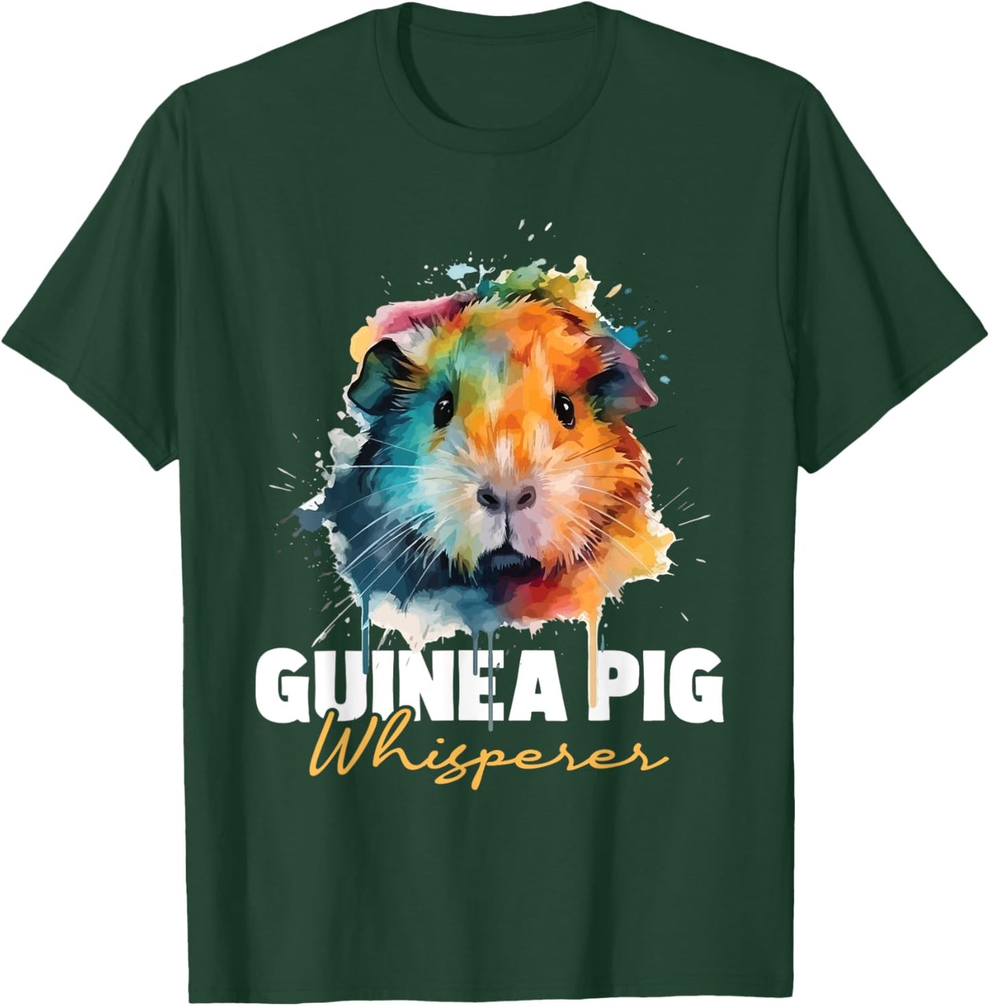 Guinea Pig Whisperer - Pet Owner Rodent Lover T-Shirt - T-Shirt | Forest