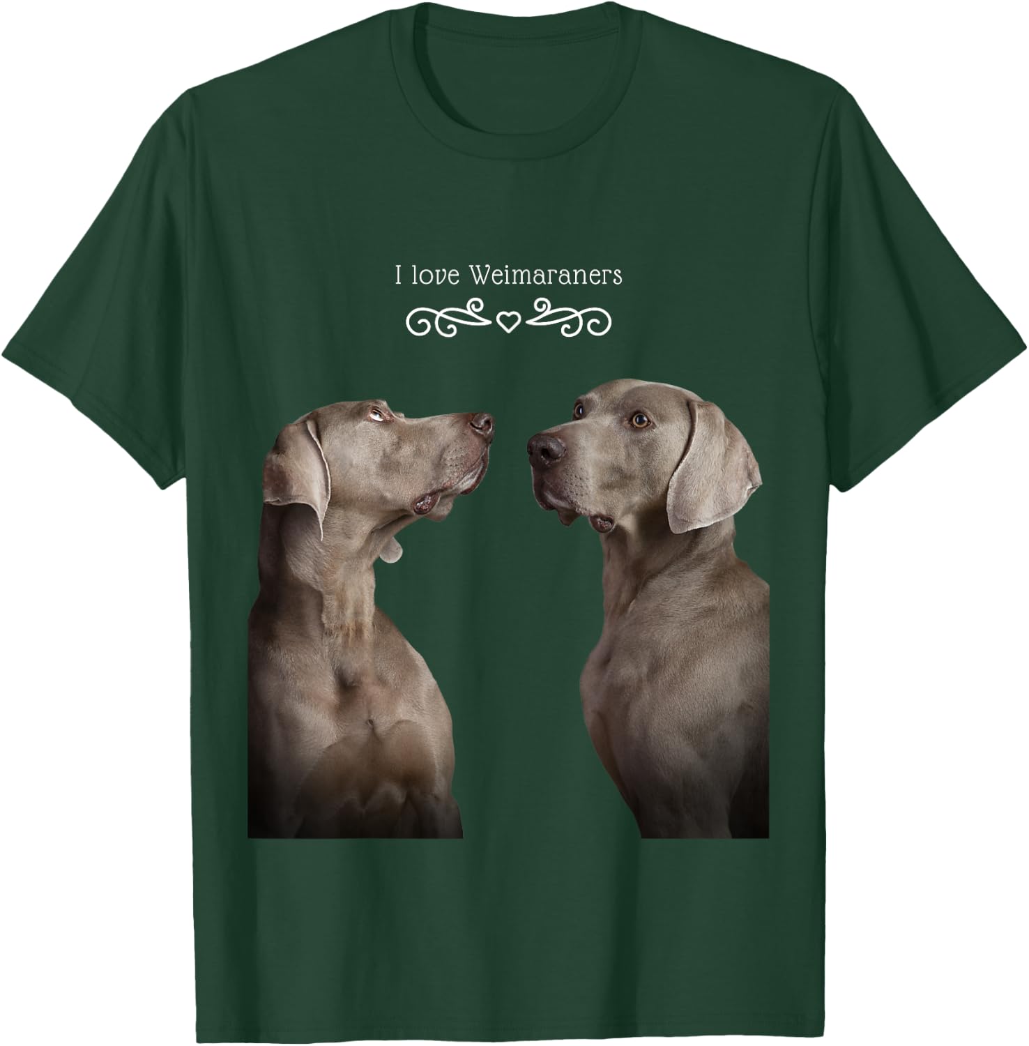 Weimaraner Dog Women Kids T-Shirt - T-Shirt | Forest