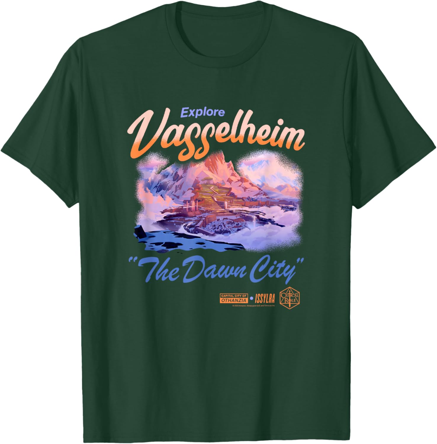 The Legend of Vox Machina Explore Vasselheim T-Shirt - T-Shirt | Forest