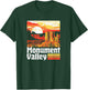 Monument Valley Vintage Sunset 80s Retro Distressed T-Shirt - T-Shirt | Forest