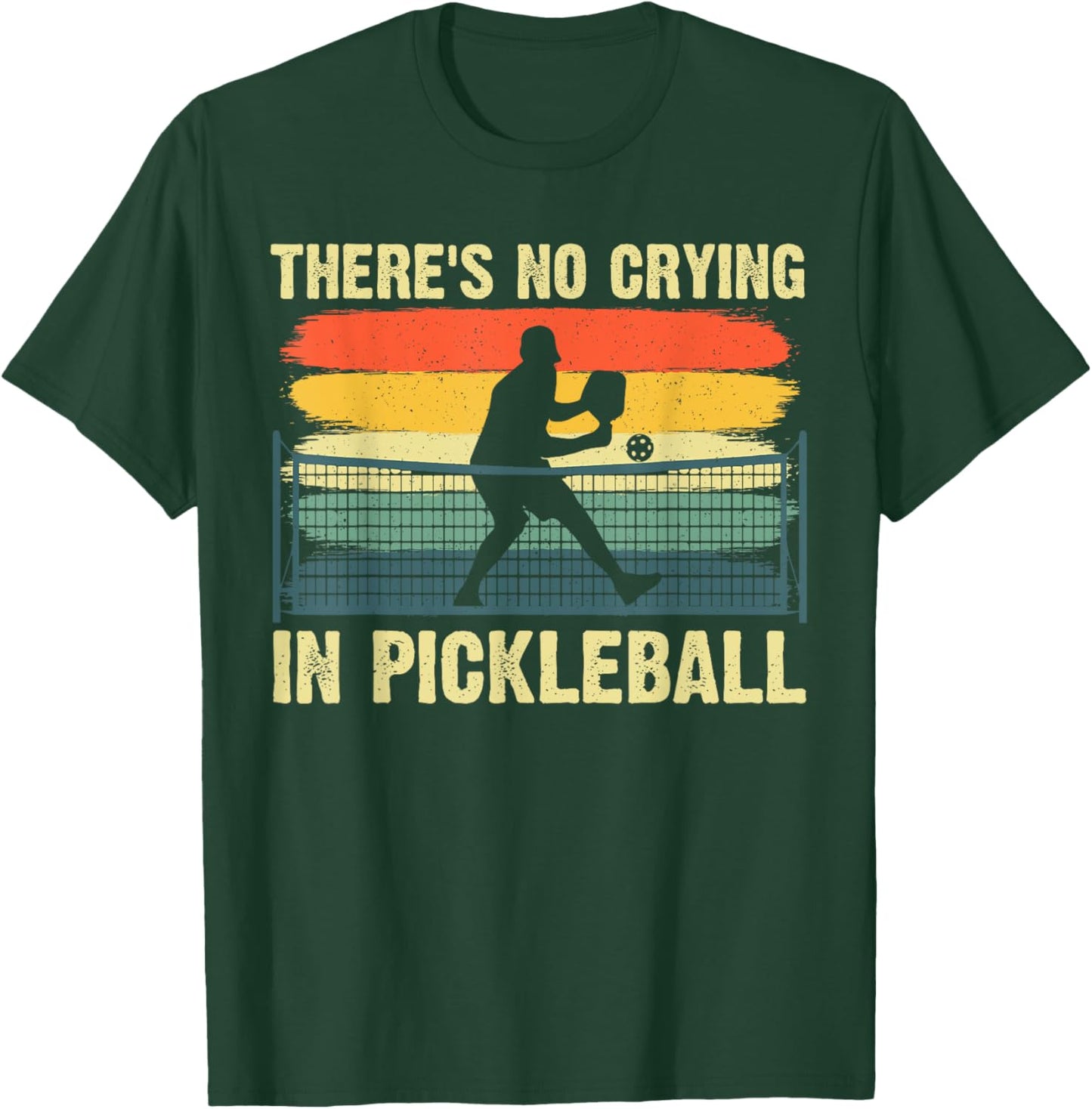 Funny Pickleball Art Women Pickleball Player Paddle T-Shirt - T-Shirt | Forest