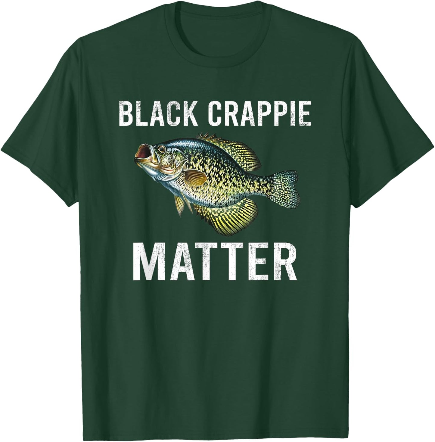 Black crappie matter Crappie fishing T-Shirt - T-Shirt | Forest