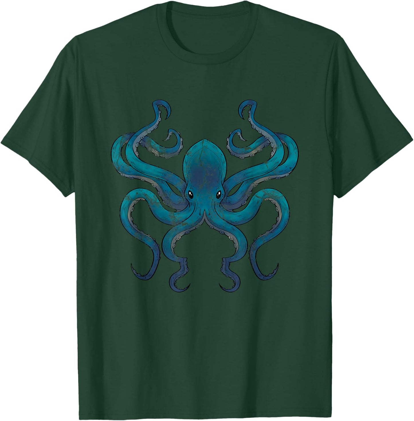 Underwater World Animal Gift Octopus T-Shirt - T-Shirt | Forest