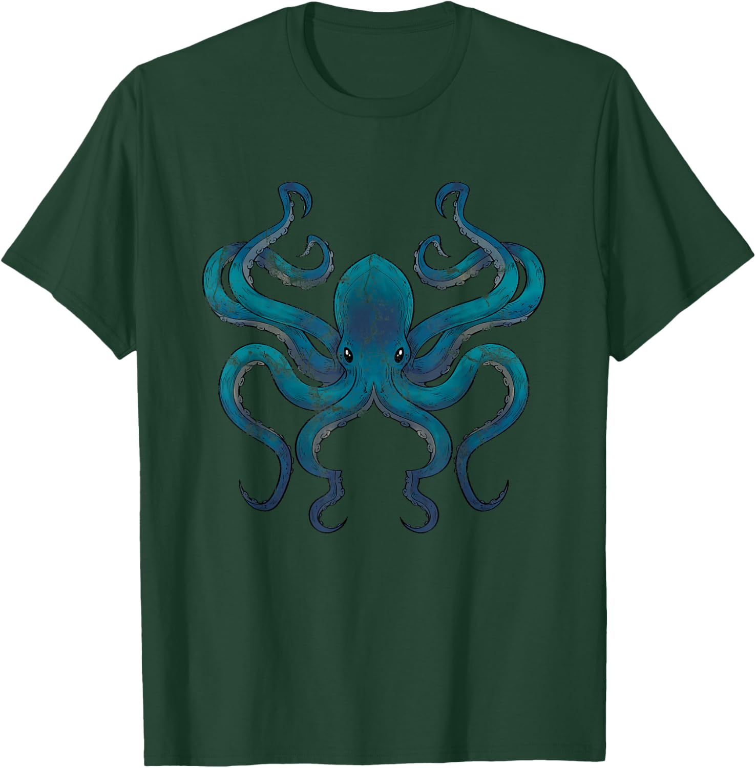 Underwater World Animal Gift Octopus T-Shirt - T-Shirt | Forest