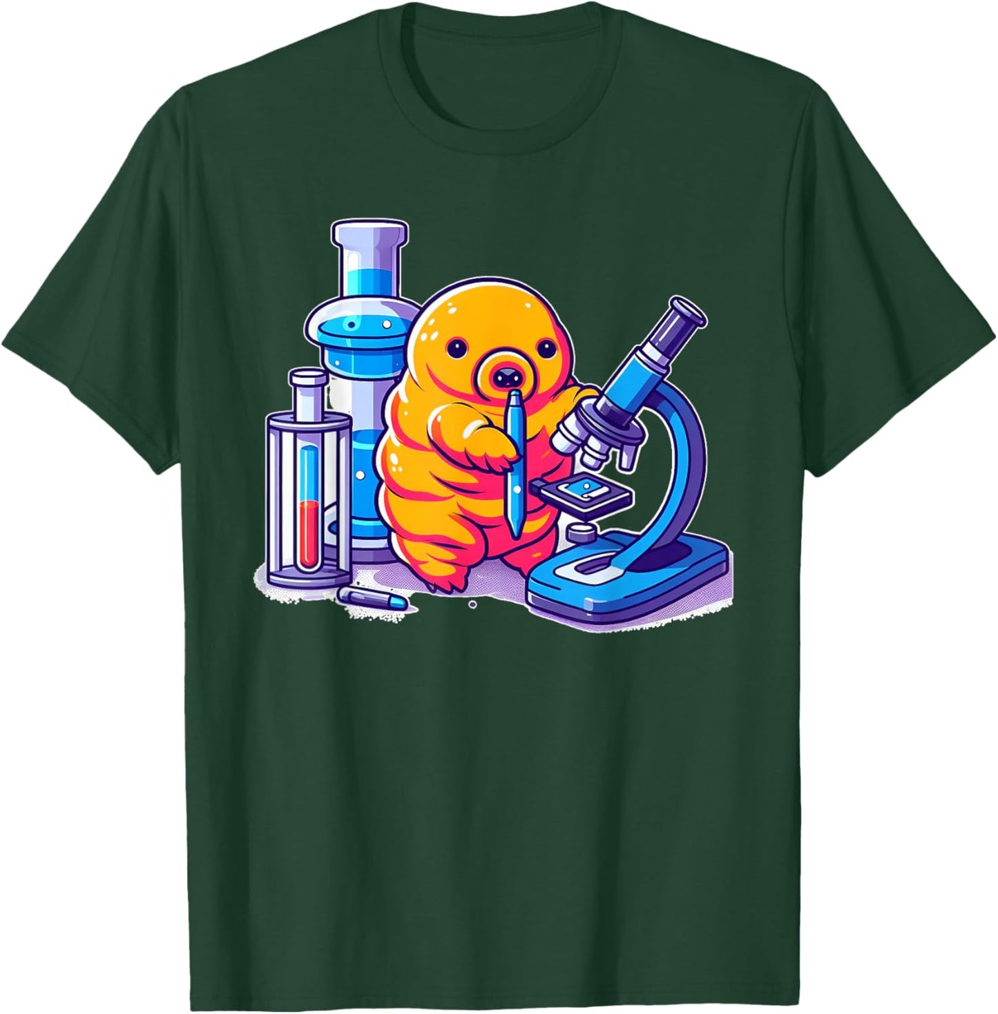 Microbiologist Tardigrade Water Bear In Microbiology Lab T-Shirt - T-Shirt | Forest