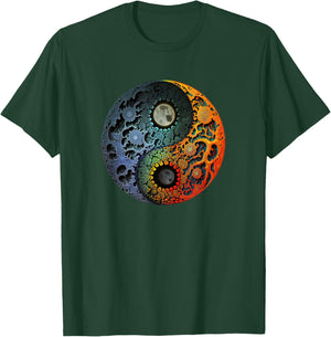 Yinyang Yoga Zen Yin yang Meditation T-Shirt - T-Shirt | Forest