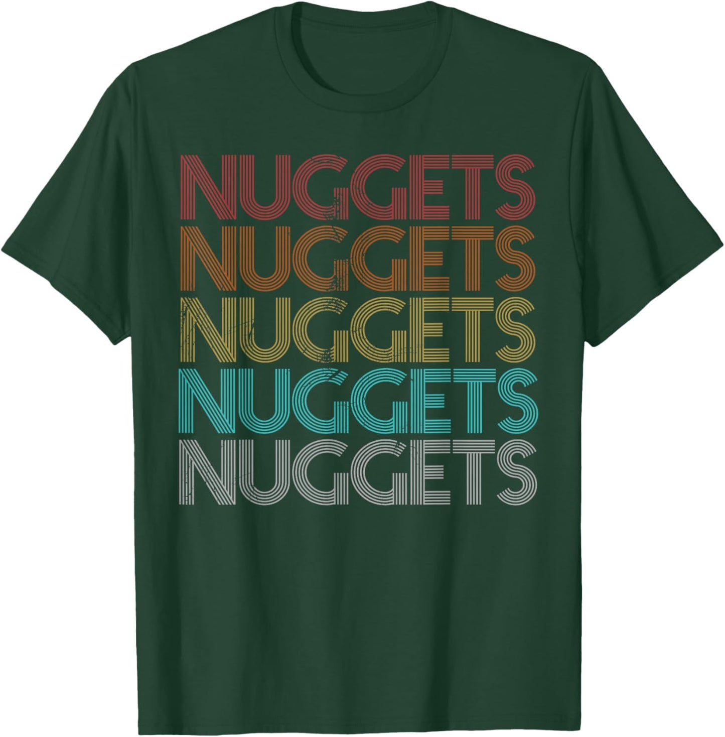 Retro Vintage Nuggets T-Shirt - T-Shirt | Forest