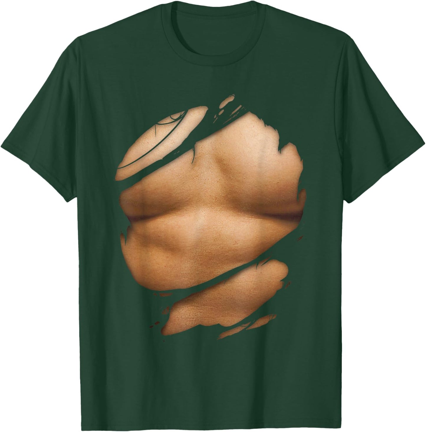Ripped Muscle Graphic T-Shirt - T-Shirt | Forest