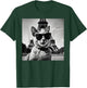 Funny French Cat Wearing Sunglasses and Paris Eiffel Tower T-Shirt - T-Shirt | Forest