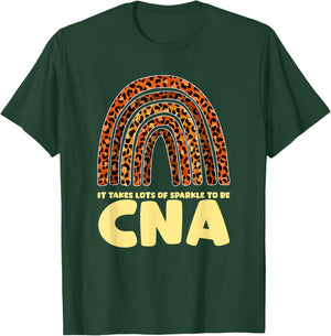 It Takes Lots Of Sparkle To Be CNA Nurse T-Shirt - T-Shirt | Forest