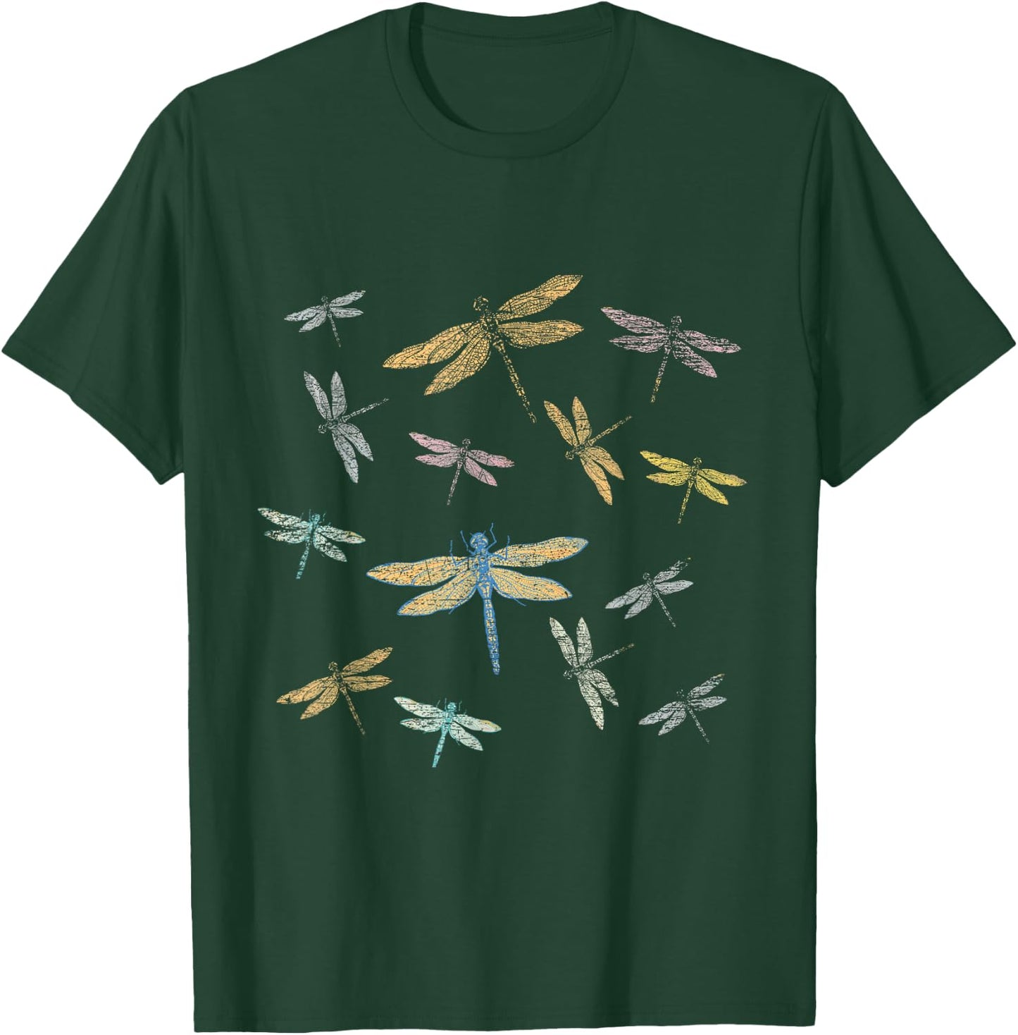 Retro Dragonfly T-Shirt - T-Shirt | Forest