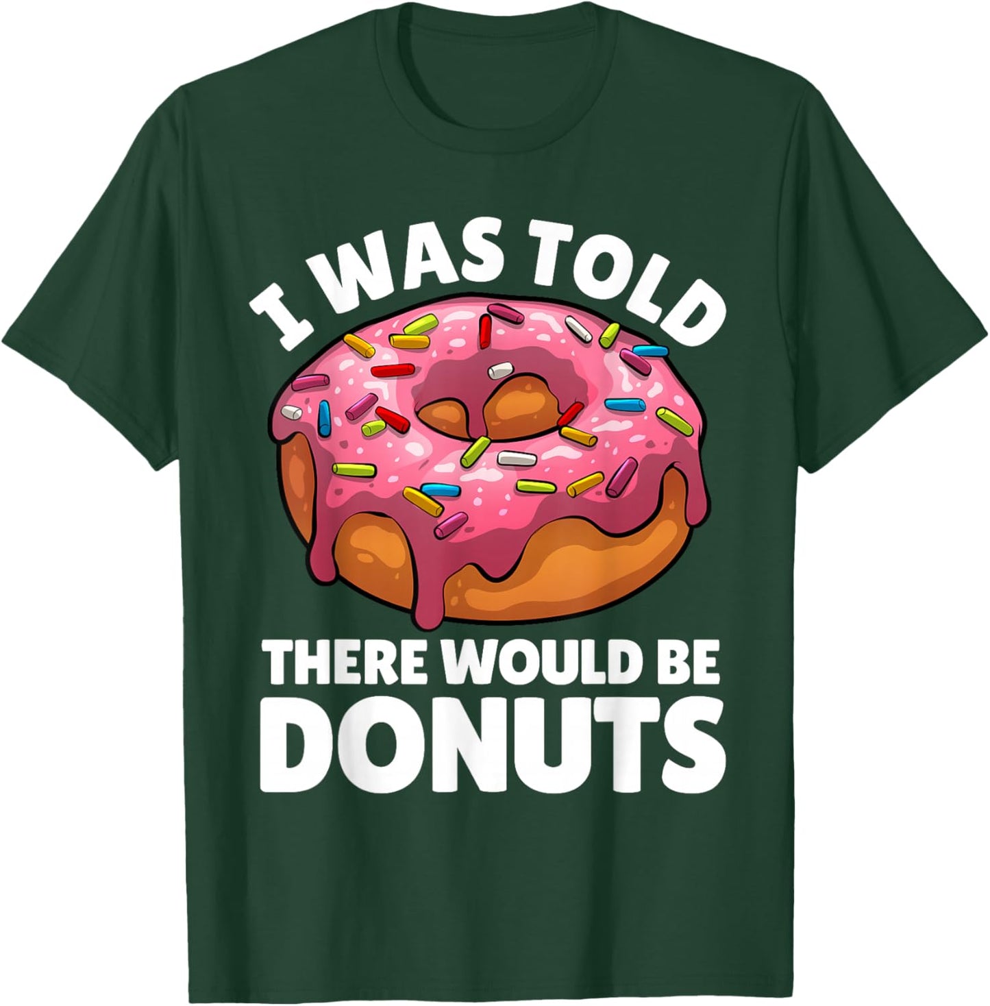 Donut Art Women Kids Doughnut Novelty Lover Donut T-Shirt - T-Shirt | Forest