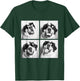 Funny St Bernard with Sunglasses Meme Dogs for Pet Owners T-Shirt - T-Shirt | Forest
