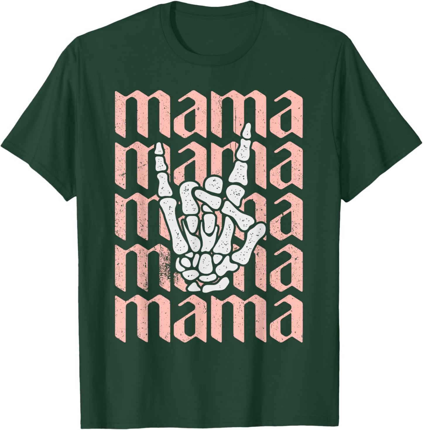Mama Birthday, Mama Rocks Gifts, Rock and Roll Mother's Day T-Shirt - T-Shirt | Forest