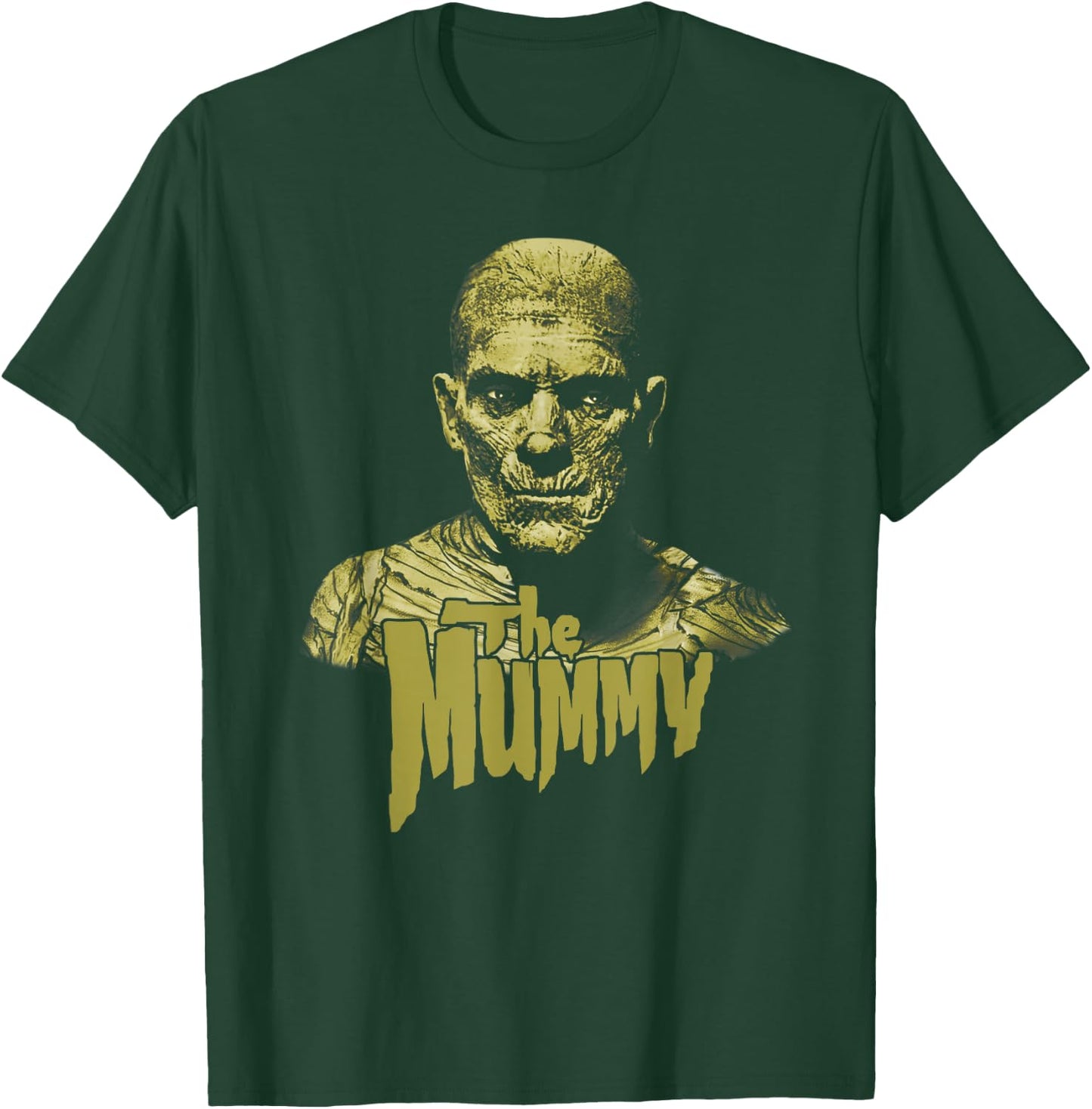 Universal Monsters The Mummy Dark Portrait T-Shirt - T-Shirt | Forest