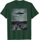 Cats Invasion With Alien UFO Funny Cats Women Kid , Small, Black T-Shirt - T-Shirt | Forest