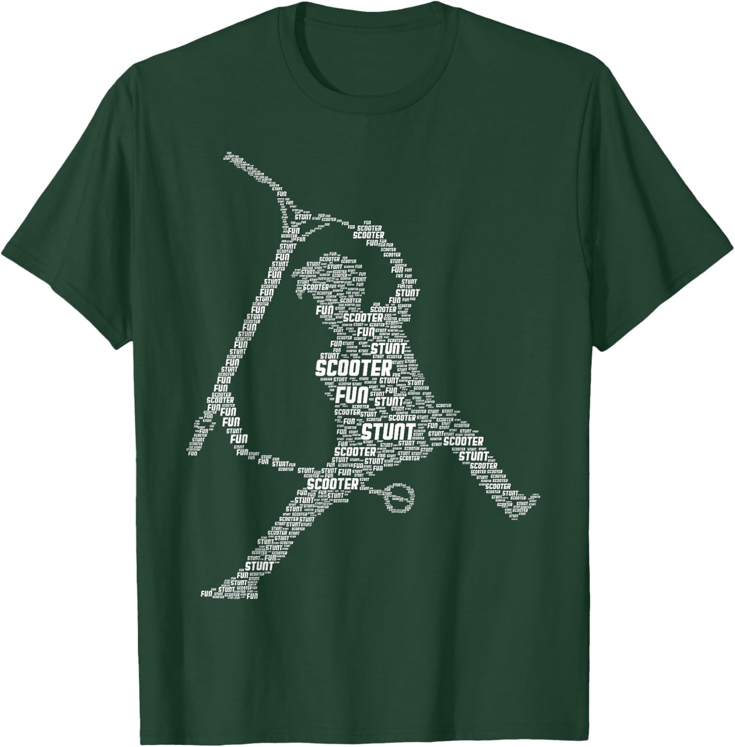Scooter Tricks E-Scooter Rider Boys Youth Kids T-Shirt - T-Shirt | Forest
