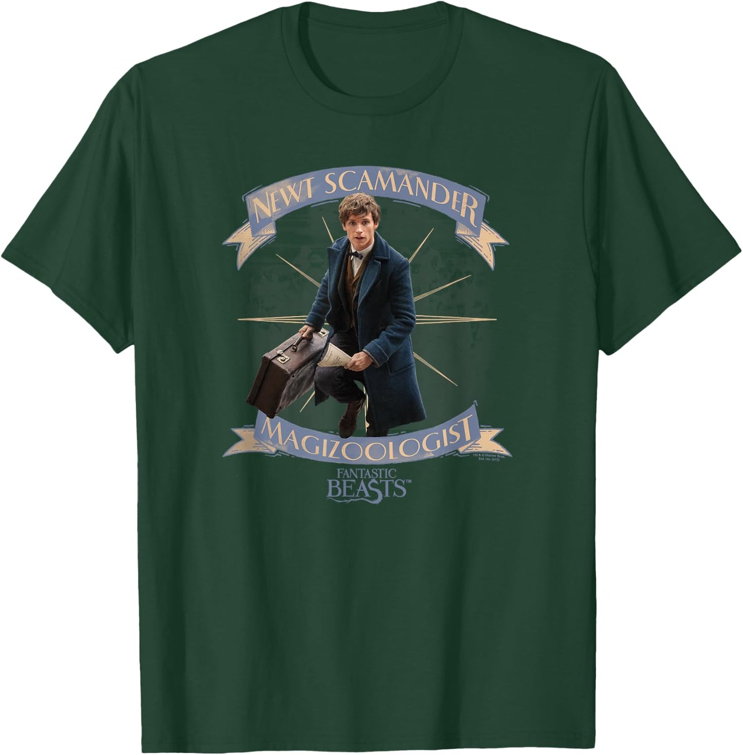 Fantastic Beasts Newt Scamander Magizoologist T-Shirt - T-Shirt | Forest