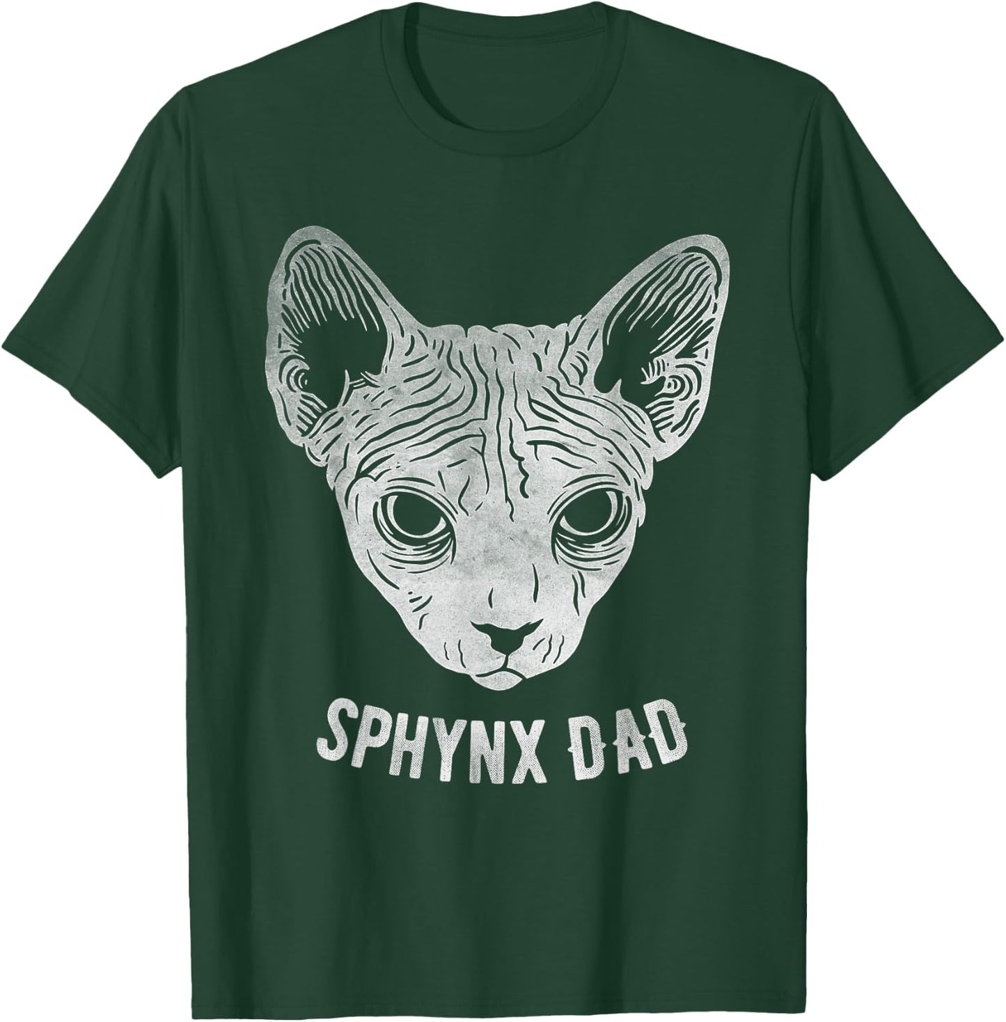 Sphynx Cat Dad Women Girls Kids T-Shirt - T-Shirt | Forest
