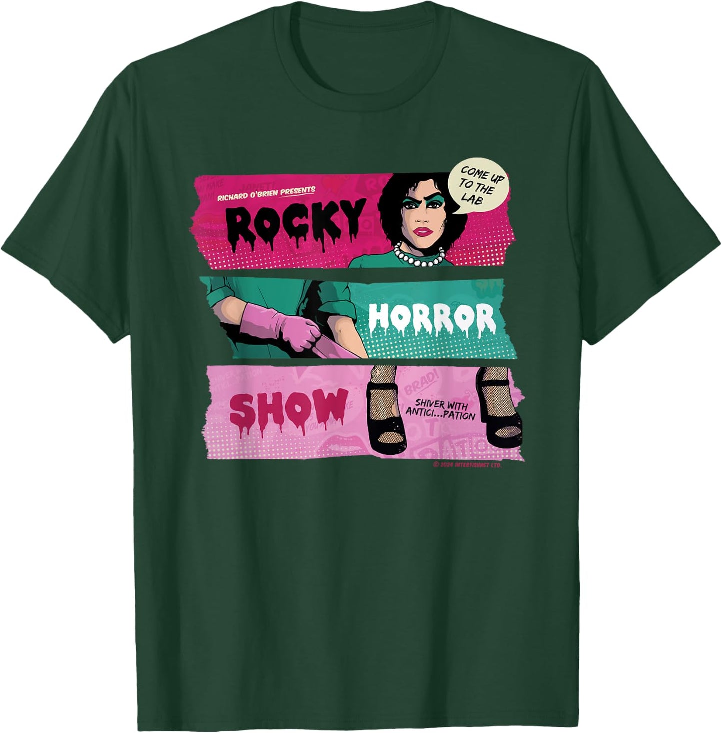 Rocky Horror Show Doctor Frank N Furter Come Up To The Lab T-Shirt - T-Shirt | Forest