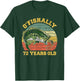 O'Fishally 72 Years Old Fishing Birthday Theme Party 72nd T-Shirt - T-Shirt | Forest