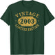 22nd Birthday Women 22 Year Old Men Funny 2003 22 Year Old T-Shirt - T-Shirt | Forest