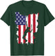 Vintage 4th Of July USA Flag Tennis T-Shirt - T-Shirt | Forest