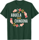 La Abuela Mas Chingona Spanish Grandma Floral Arch T-Shirt - T-Shirt | Forest