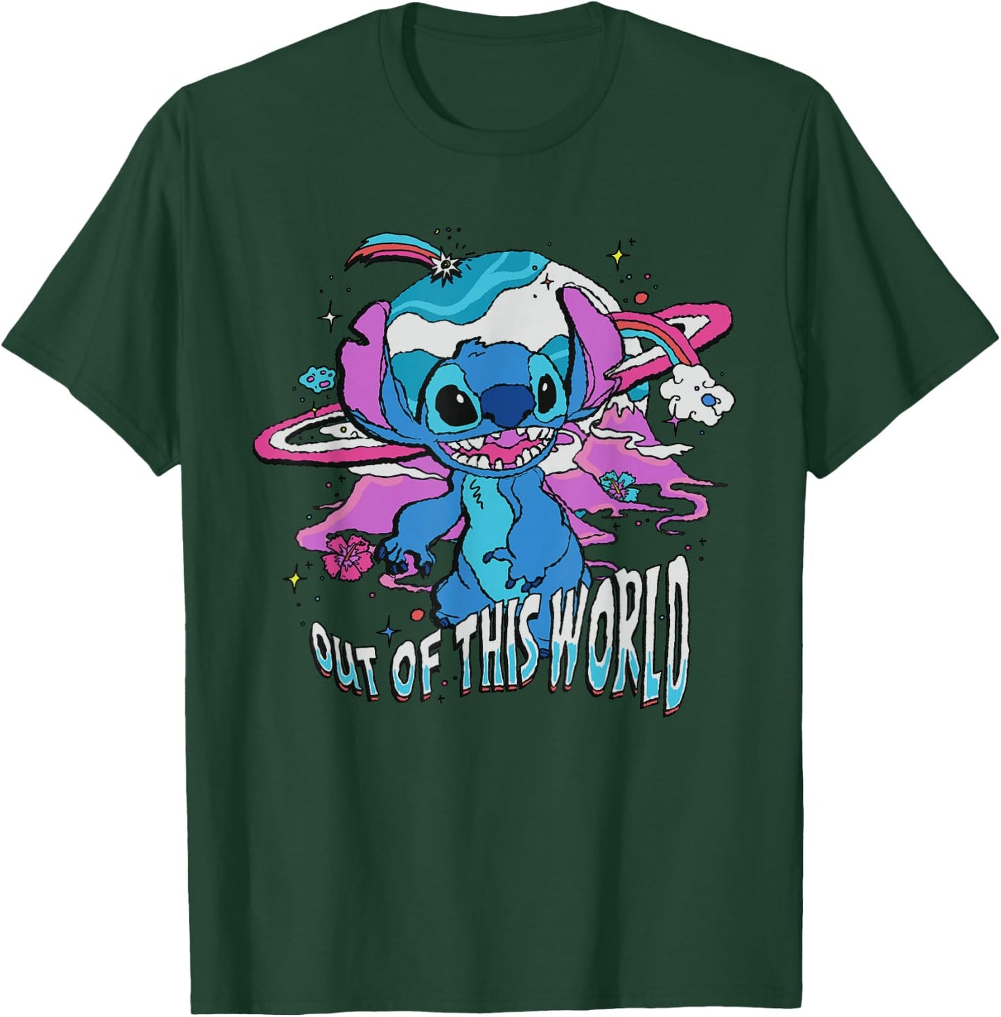 Disney Lilo and Stitch Out of This World T-Shirt - T-Shirt | Forest