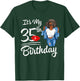 It's My 35th Birthday 35 Years Old Afro Black Melanin Women T-Shirt - T-Shirt | Forest