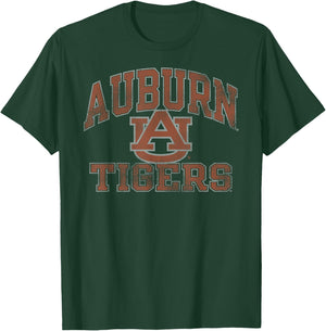 Auburn Tigers Vintage Worn Navy Officially Licensed T-Shirt - T-Shirt | Forest