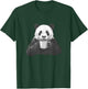Panda Drinking Coffee Cute Panda Coffee Lover T-Shirt - T-Shirt | Forest