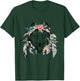Ethnic Tribal Wolf Head Boho Feather Native American Hippie T-Shirt - T-Shirt | Forest