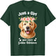Just a Girl Who Loves Golden Retrievers Girls Who Love Dogs T-Shirt - T-Shirt | Forest
