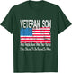 Vintage American Flag US Military Family Veteran Son T-Shirt - T-Shirt | Forest