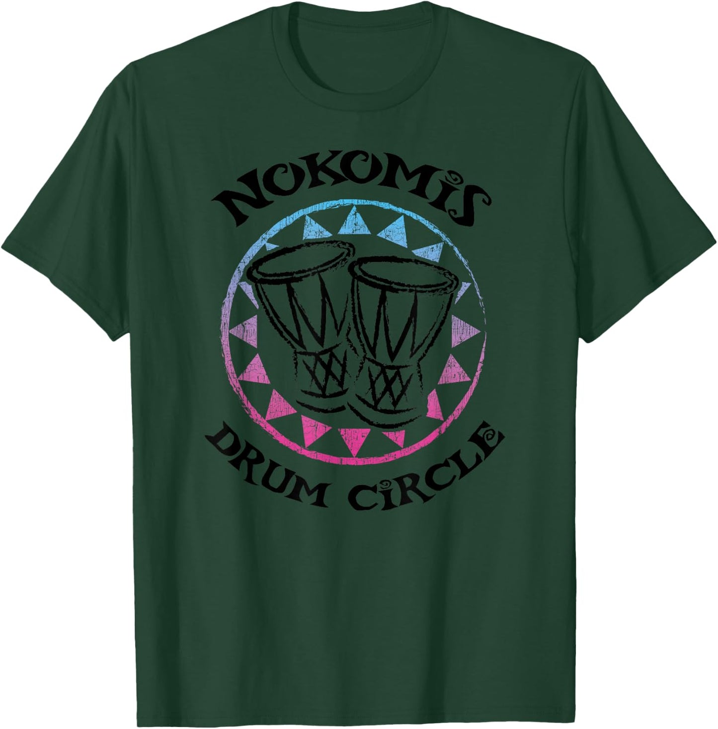 Nokomis Florida Drum Circle Drummer T-Shirt - T-Shirt | Forest