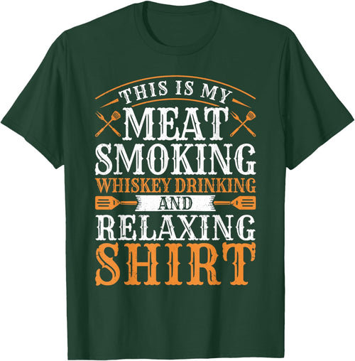 This is my Meat Smoking Whiskey Drinking Relaxing