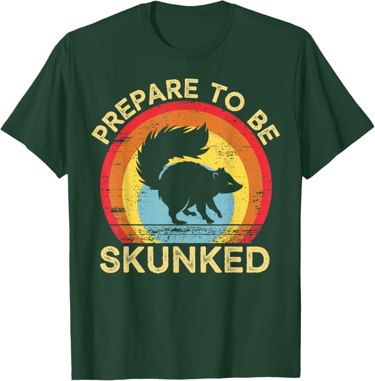Prepare To Be Skunked Cribbage Lover Gifts Women Kid T-Shirt - T-Shirt | Forest