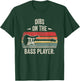 Retro Vintage Dibs On The Bass Player Bassist T-Shirt - T-Shirt | Forest