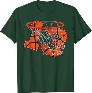 13th Birthday Basketball Shirt Kids, Boys 13 Year Old T-Shirt - T-Shirt | Forest