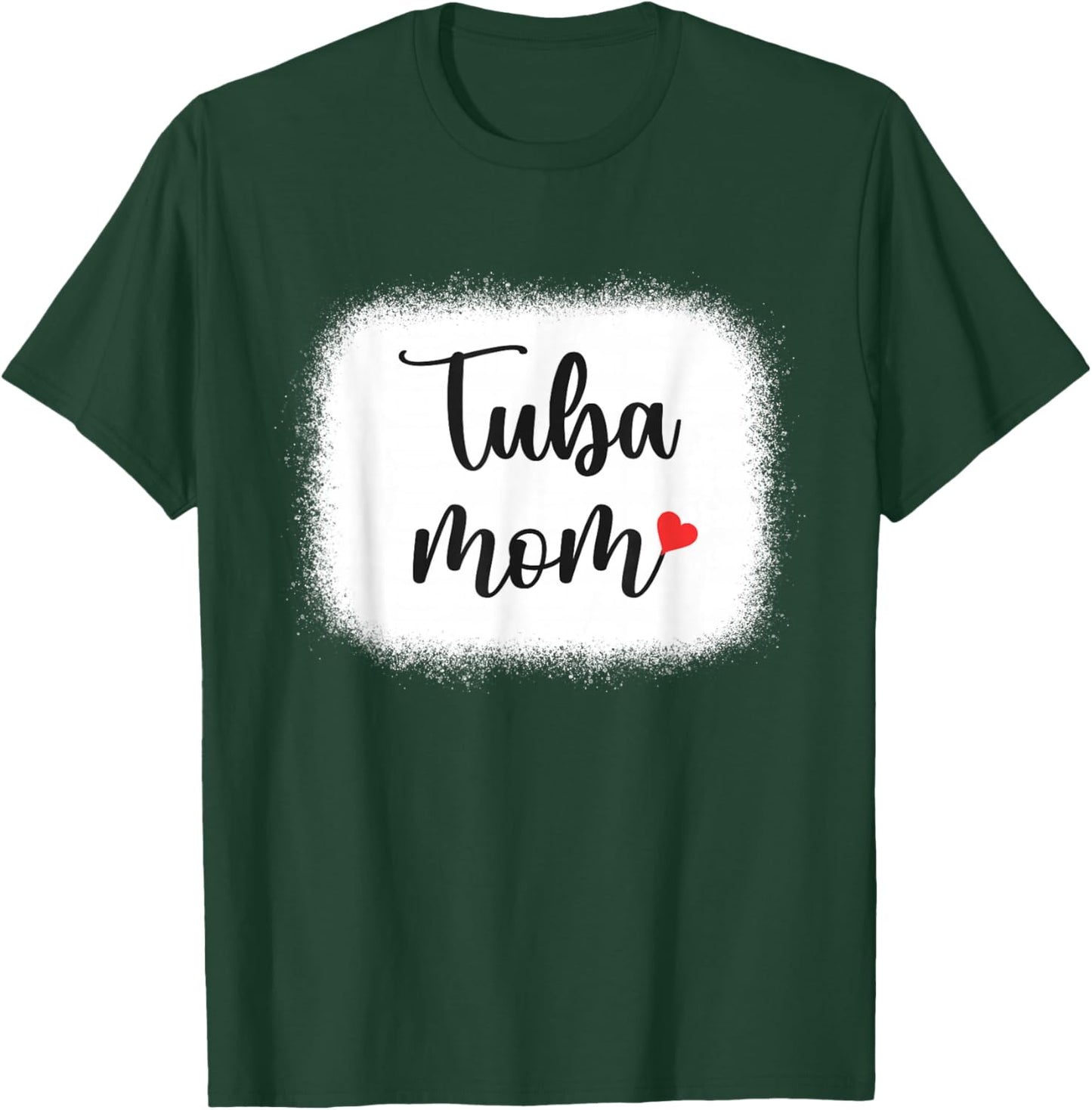 Tuba Mom Funny Tuba Player Gift Brass Music Marching Band T-Shirt - T-Shirt | Forest