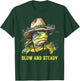 Slow and Steady Turtle - Turtle Hat T-Shirt - T-Shirt | Forest