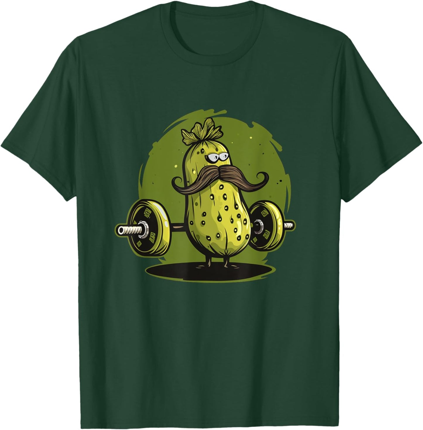 Cool weightlifting pickle costume for pickles and gym lovers T-Shirt - T-Shirt | Forest