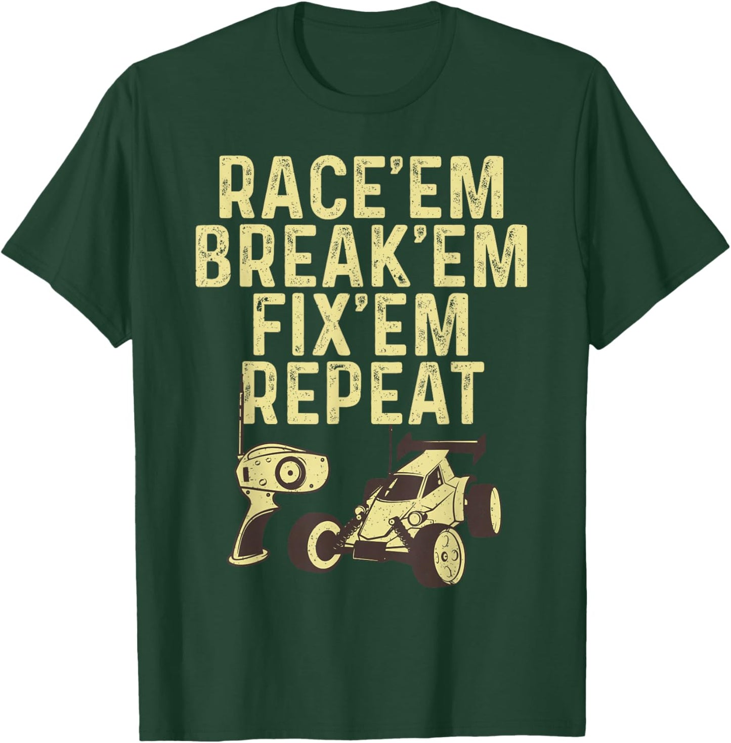 Cool RC Car Design Women RC Car Racing Race Lover T-Shirt - T-Shirt | Forest