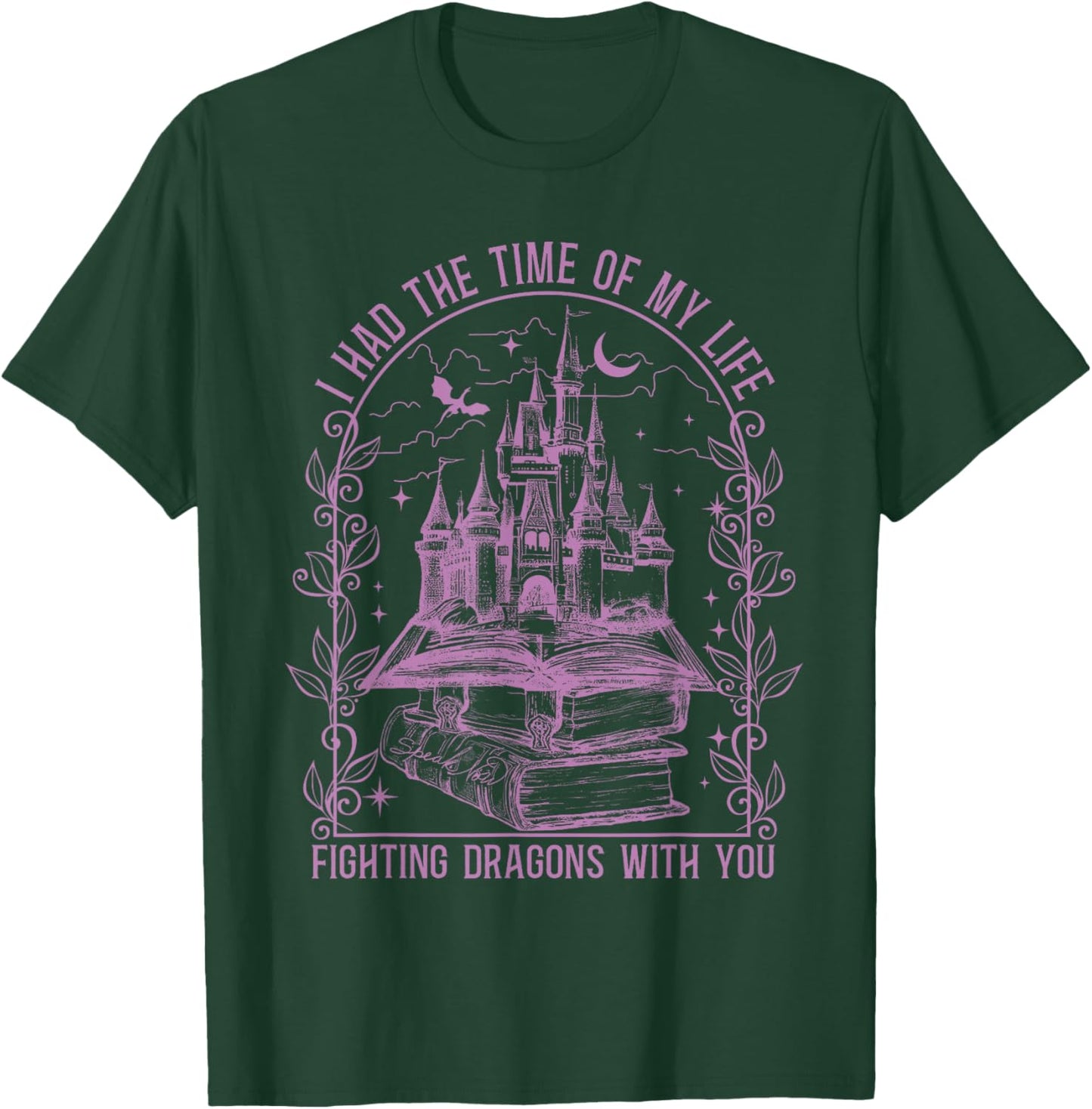 I Had The Time Of My Life Fighting Dragons With You Retro T-Shirt - T-Shirt | Forest